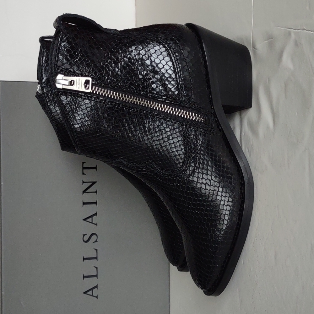 BRAND NEW ALLSAINTS CARLOTTA LEATHER BOOTIE